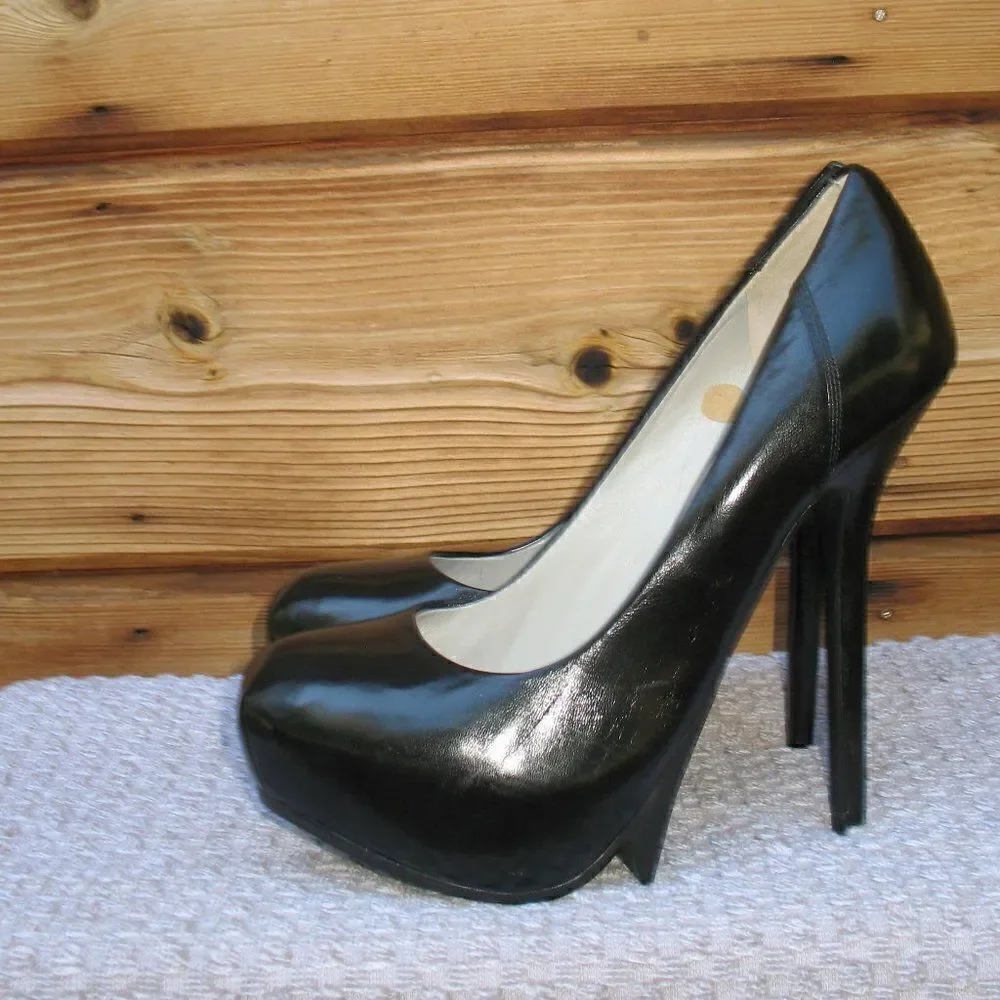 Camilla Skovgaard Womens 8.5 Black Stiletto Platform Heels